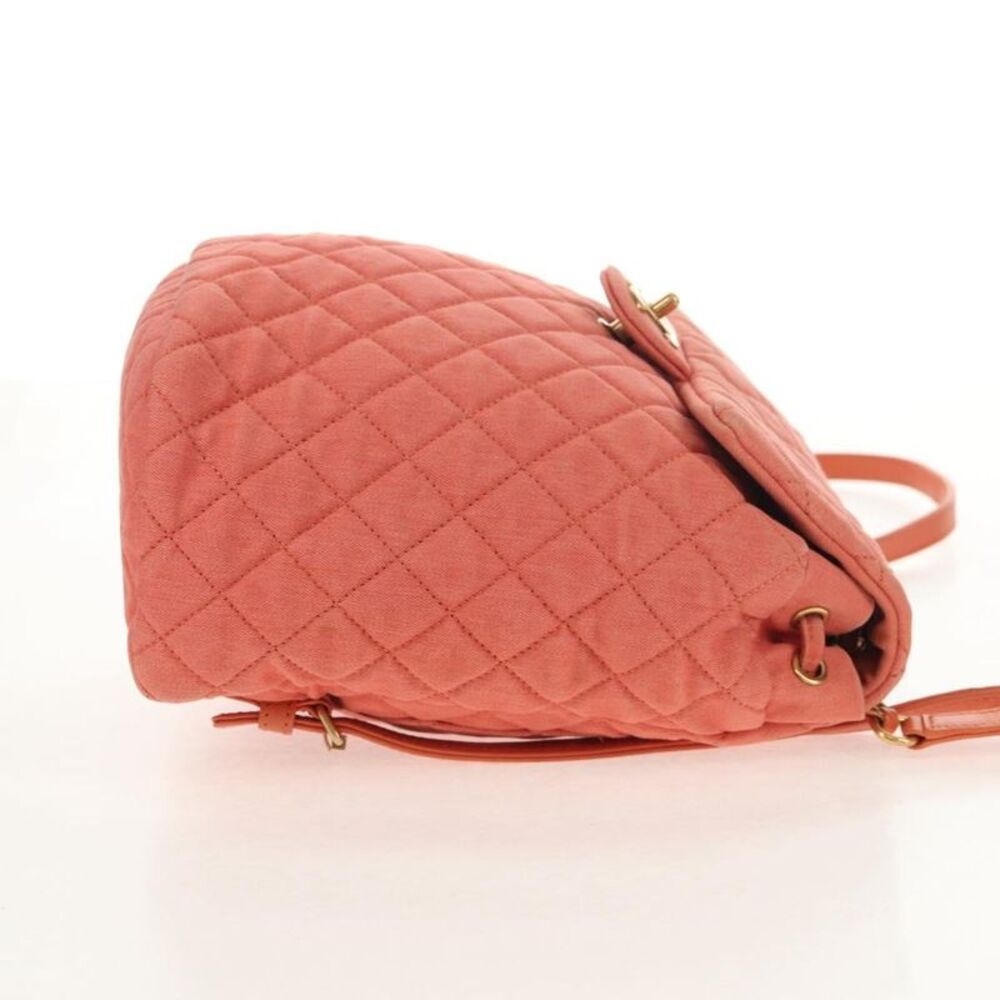 Chanel Vintage Flap Backpack Denim Pink Denim_Jeans Backpack Bag - Picture 4 of 16